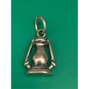 Lantern Sterling Silver Jewelry Charm #light